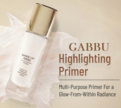 GABBU Face Makeup | Natural Finish Highlighter Primer Highlighter(white gold)