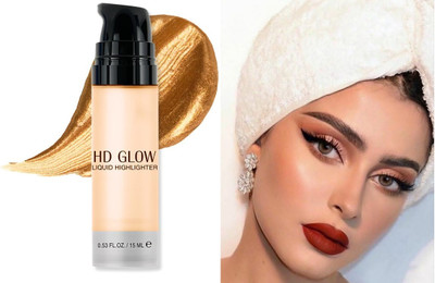 REIMICHI Waterproof HD Glow Liquid Highlighter for Women Highlighter(GOLD)