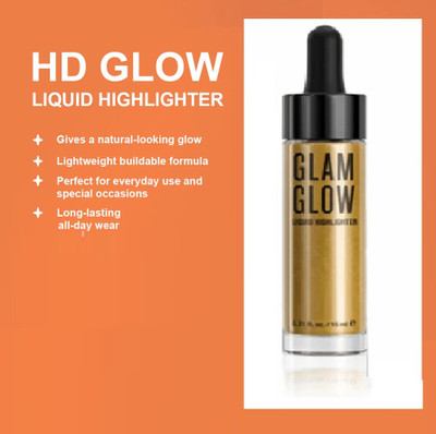 DARVING Highlighter illuminator liquid Face 3D Glow Bridal Makeup Highlighter(GOLD)