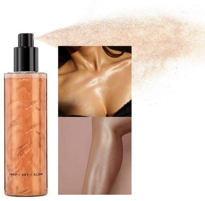 Yuency Best Gold Illuminator face & body Spray  Highlighter(bronze gold)
