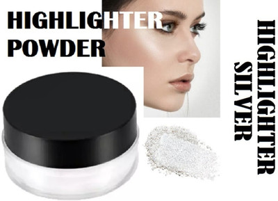 FELICECHIARA Glitter Illuminator Shimmery Finish Shiny Silver  Highlighter(Silver)