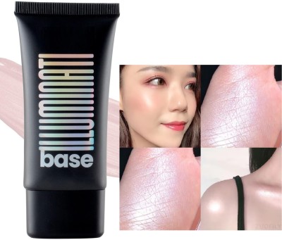 manasona Body Illuminator Highlighter Waterproof Shimmering Liquid Highlighter for Skin Highlighter(PINK)