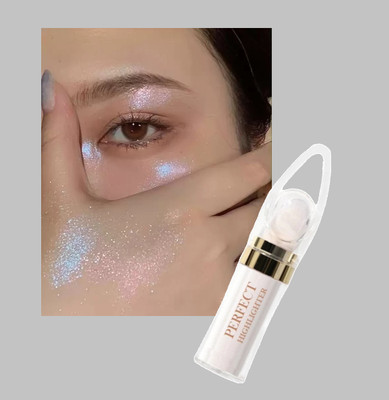 Sheny BEST ALL DAY USE FOR FACE SILVER HIGHLITER , PARTY LOOK (PACK OF-2 ), 8 G Highlighter(SILVER)