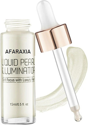AFARAXIA Pearl Liquid illuminating Liquid Highlighter with Dewy finish Snow White Highlighter(SNOW WHITE)