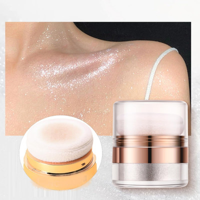 luzimaisa Perfect 3D Effect Radiant Glow Highlighter Powder Highlighter(sliver)