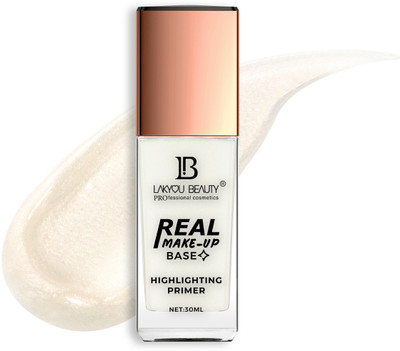 Lakyou Beauty Real Makeup Base | Highlighting Primer | Hydrating and Illuminating Highlighter(Gold Tint)