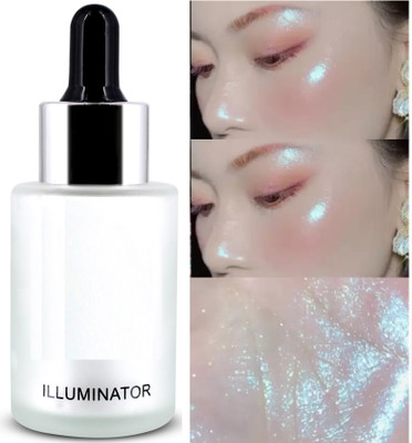 Vyomiris Liquid Highlighter Makeup Shimmer Ultra-Smooth Highlighter(WHITE)