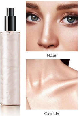 ADJD SILVER SHIMMERY SHINY & LIQUID SPRY BODY & HAIR HIGHLIGHTER Highlighter(SHINY SILVER)