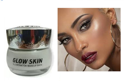Luipui GLOW SKIN ILLUMINATOR MAKEUP BASE HIGHLIGHTER CREAM PACK OF 1 Highlighter(WHITE)