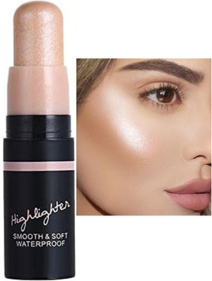 tanvi27 Highlighter Stick extra radiance makeup Highlighter(light gold)