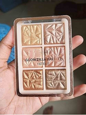 REIMICHI Highlighter Palette Ultra Blendable & Long Lasting Blinding Glow Highlighter(MULTI)