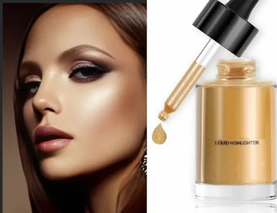 AFARAXIA Liquid Highlighter For Face  Highlighter(Gold)