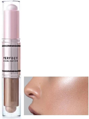 DARYUE Dual Ended, Long Lasting Shimmer Finish Stick  Highlighter(Multicolor)