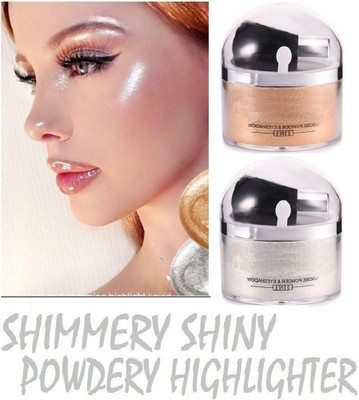 YAWI 3D Shimmery Shiny Gold or Silver  Highlighter(SILVER, GOLD)