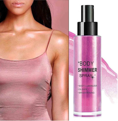 GFSU - GO FOR SOMETHING UNIQUE PERFECT SHIMMERY FINISH PINK BODY HIGHLIGHTER SPRAY 02 Highlighter(PINK GLOW)