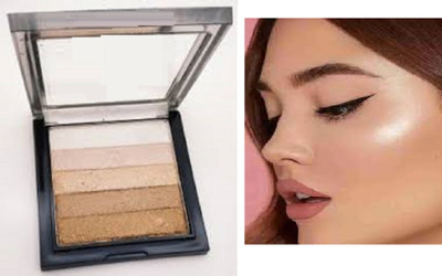 Luipui WATERPROOF SHIMMER HIGHLIGHTER MAKEUP Highlighter(MULTICOLOR)