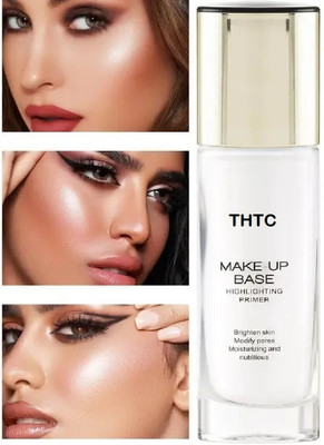 THTC Make-Up Base Highlighting Primer Pink Tint - 40 ml Highlighter(PINK TINT)