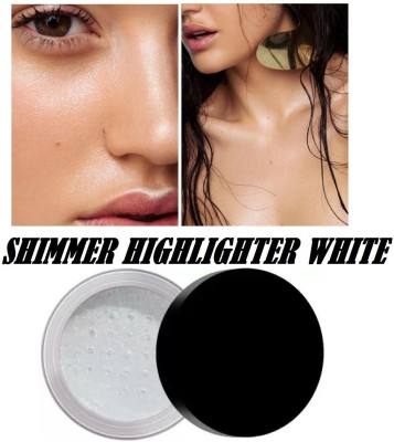 FELICECHIARA SHIMMERY SHINY GLOW WHITE POWDERY HIGHLIGHTER Highlighter(WHITE)