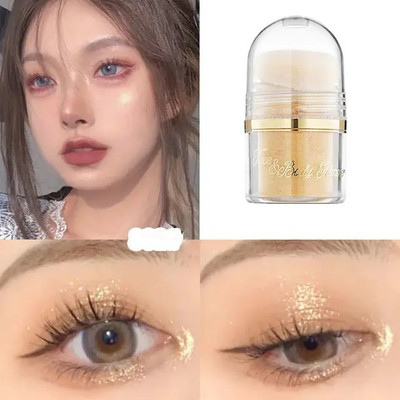 tanvi27 Korean Highlighter Powder - Multi-Use Face, Eye & Body Pearl Golden  Highlighter(golden)