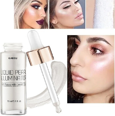 GABBU Best Liquid Highlighter Dewy Finish Silver Highlighter(silver)