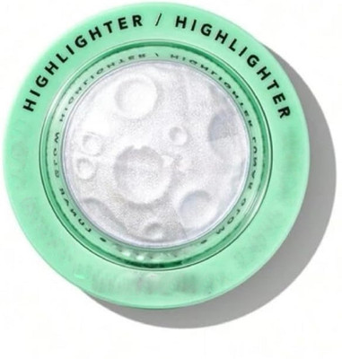 GABBU Highly-Pigmented Powder Highlighter with Luminous Finish | Easy to Blend Formula Highlighter(sliver)