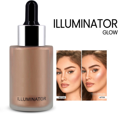 USBK Glow Shimmer Drop Highlighter Makeup Highlighter(GOLDEN)