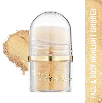 Emijun Highlighter Shimmer Powder Highlighter(Gold)