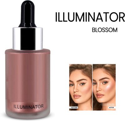 USBK Waterproof, Easily Blendable Illuminator For Face Makeup, Highlighter(BLOSSOM)