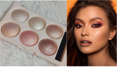 GABBU Best Multi Shimmer Blusher & Makeup Highlighter palette Highlighter(muliti color)