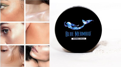 BLUEMERMAID FLAWLESS LOOK SILVER SHIMMERY HIGHLIGHTER LOOSE POWDER FOR FACE MAKEUP Highlighter(SILVER)