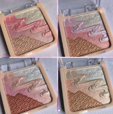 Latixmat 4 in 1 Highlighter for Face Makeup Shimmer Face Pack of 4 Highlighter(Multicolor)