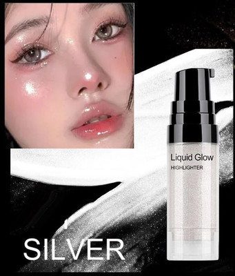 CATERINACHIARA best Liquid Highlighter Radiant and Long-Lasting Illuminator  Highlighter(silver)