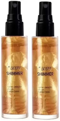 EVERERIN Simmer Spray Brightening & Illuminating Glowing Skin  Highlighter(Gold)