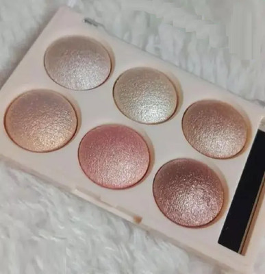 Jiwoo Highlighter Palette | Face Highlighter Makeup Palette Highlighter(MULTICOLOR)