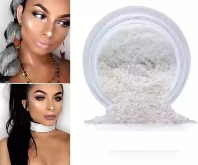 Jiwoo silver body highlighter HD look and shinny makup Highlighter(silver)