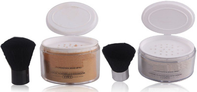 REIMICHI Best Quality Shimmer Finish Gold & Silver Highlighter Powder Highlighter(golden and silver)
