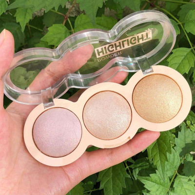 GABBU HD Shine & Glowing Illuminator Palette Long-Lasting Highlighter(Multi color)