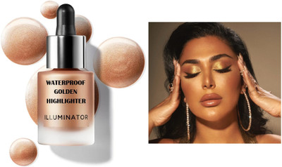 Vyomiris Ultra Smooth Gold Liquid Highlighter For Women's Highlighter(GOLDEN)