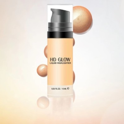 GFSU - GO FOR SOMETHING UNIQUE HD Glow Liquid Highlighter Waterproof & Long Stay  Highlighter(gold)