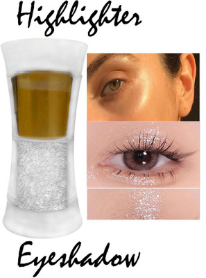 THTC 2 IN 1 HIGHLIGHTER WHITE - GOLD Highlighter(MULTI)