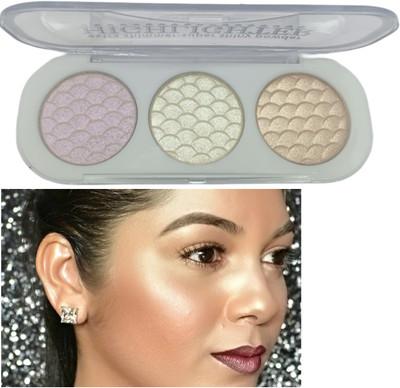 Facejewel Super Shimmer Shiny Powder  Highlighter(Shade-3)