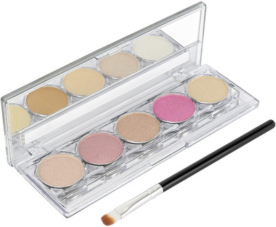 EVERERIN 03 Face Highlighter 5 Colour Palette Water Proof & Long Lasting Highlighter(Multi)