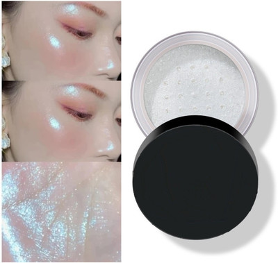 MYEONG Glitter Makeup For Instant Bright Look illuminating Glow  Highlighter(WHITE)