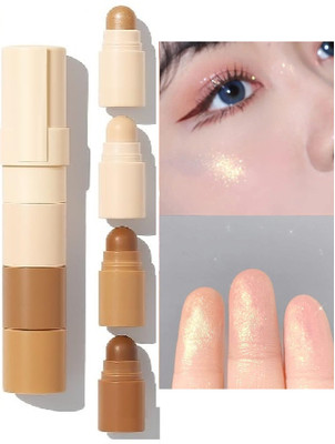 Rudvya New Matte Concealer &Gold shimmer  Highlighter(MULTICOLOR)