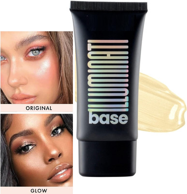 luzimaisa Perfect lluminating Dewy Primer & Highlighter Makeup Primer  - 45 ml(Gold)