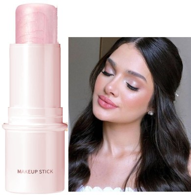 tanvi27 Brighten Makeup Cream Shimmer Highlighter Light Stick Highlighter Pink Highlighter(Pink)