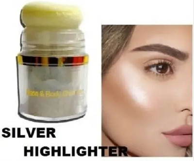 HUZURLU Face & Body Highlight Shimmer  Highlighter(white)