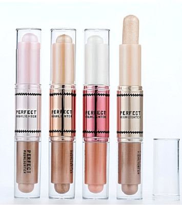 Yuency Highlighter Brighten Face Makeup Shimmer STICK  Highlighter(Multicolor)