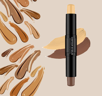 Sheny MATTE 2 IN 1 HIGHLIGHTER & CONTOUR STICK Concealer Highlighter(Multicolor)
