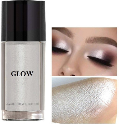 HUZURLU Highlighter,Professional Long Lasting Waterproof highlighter in makeup Highlighter(silver)